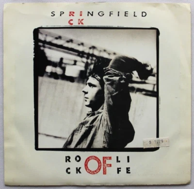 RICK SPRINGFIELD ROCK OF LIFE / LANGUAGE OF LOVE 45 7" VINYL & PICTURE SLEEVE - Image 1 of 2