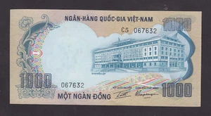 South Vietnam 1000 Dong P-34  1972   EF+ - Picture 1 of 2