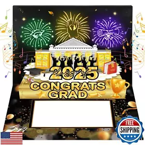 3D Pop-Up 2025 Graduation Cards with Envelope, Graduation Greeting Card with - Picture 1 of 5