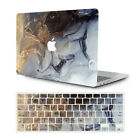 Marbled Cut-out Hard Shell Case For Macbook Air Pro13" A2681 A2337 A2338 M Chip