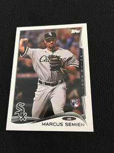 MARCUS SEMIEN ROOKIE TOPPS MINI 2014 RC BASEBALL CARD