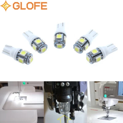 5 piezas bombillas LED blancas brillantes para máquina de coser para Brother muchos modelos Foto 1 de 4