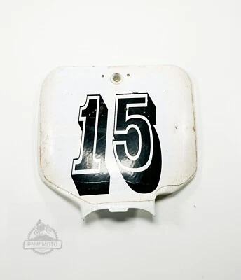 HONDA CR125R CR250R CR500R 1995-1999 OEM MATRÍCULA DELANTERA 61136-MAC-740ZA Foto 1 de 3