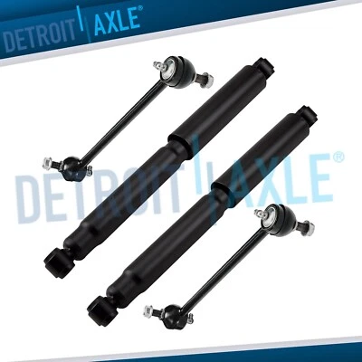 Conjunto de amortiguadores traseros tracción trasera eslabones de barra estabilizadora para Nissan Frontier 2000-2004 Foto 1 de 4