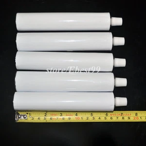 Tubi vuoti per dentifricio in alluminio 100 ml con tappo ad ago coda non sigillata - Foto 1 di 12