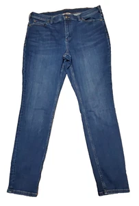 Jeans azules al tobillo para mujer Duluth Trading Co. talla 14 34X28 - Imagen 1 de 6