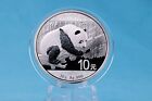 Silbermünze Panda 2016 China 10 Yuan 30 g Silber mit Kapsel ST / BU