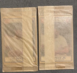 2x 1991 POST COLLECCIONISTA SERIE PAQUETES SELLADOS - ¡AMBOS CON CAL RIPKEN JR MOSTRANDO! - Imagen 1 de 2