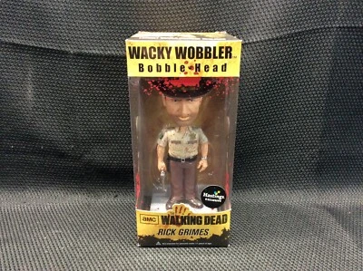 Funko Wacky Wobbler - The Walking Dead - Bloody Rick Grimes - Exclusivo de Hastings Foto 1 de 4