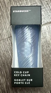 Nuevo en caja Llavero Starbucks Verano 2024 Azul Prisma Cold Cold Keychain - Imagen 1 de 2