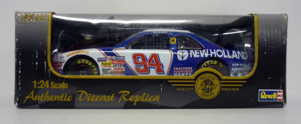 Revell Ron Barfield #94 New Holland 1:24 ограниченный выпуск синий литой автомобиль 1997 - Изображение 1 из 1