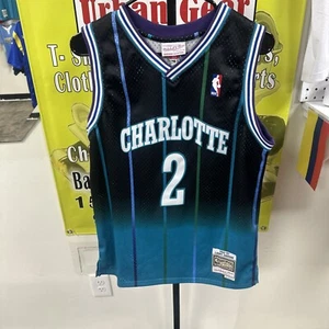 Youth Mitchell & Ness #2 Johnson Charlotte Hornets Swingman Fadeaway Gr. 18/20-XL - Bild 1 von 14