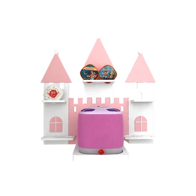 Schloss Rosa als SpeakerBuddy-Regal Kinderregal Wandregal Lidl Silvercrest - Bild 1 von 4