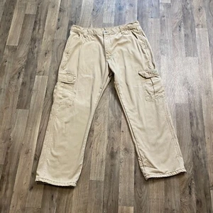Pantalones cargo Wrangler color tostado 36X30 forrados de lana - Imagen 1 de 3