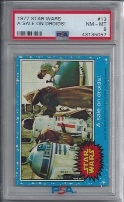 1977 Topps Star Wars Series 1 A Sale on Droids #13 - PSA 8 NM-MT - Image 1 of 2