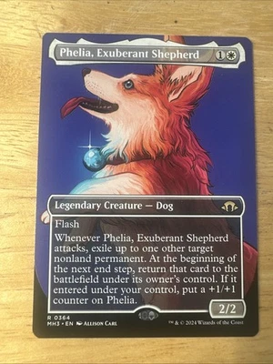 MTG Phelia, Exuberant Shepherd #0364 Borderless Rare Modern Horizons 3 (MH3)  - Image 1 of 2