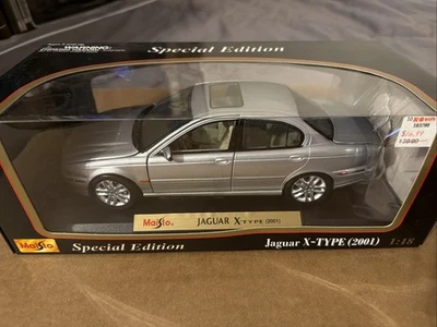 Jaguar X Type Maisto 2001 plata rara Foto 1 de 4