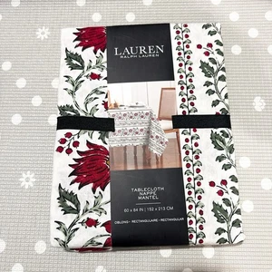 RALPH LAUREN Set 60 x 84 Floral Tischdecke Windelsims Urlaub Blume - Bild 1 von 4