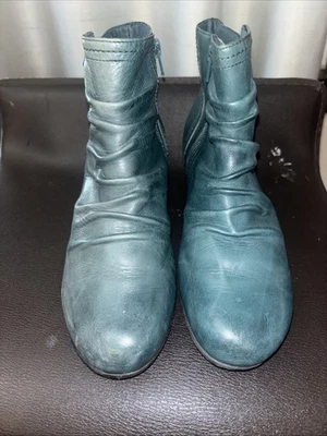 Botines Rockport Maverick Southwestern Teal Tool Cuero Trabajo 8M Para Mujer Foto 1 de 4