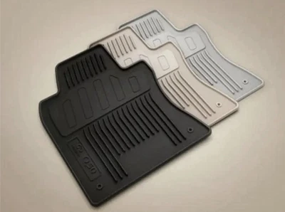 Juego de 4 alfombrillas de goma grises Infiniti Q50 2014-2023 para todo tipo de clima Foto 1 de 4