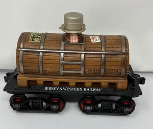 Decantador de vagón de tren Jim Beam barril, cerámica, plástico, jersey y Western RW de colección - Imagen 1 de 10
