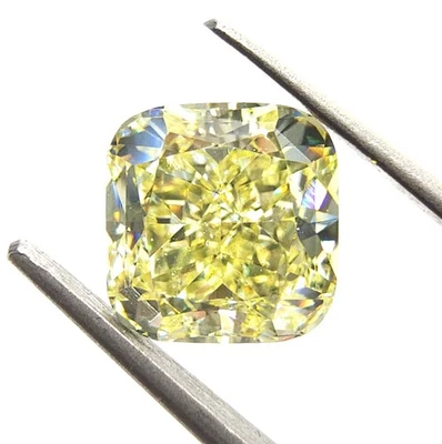 Natural Diamond 1.15 Carat Cushion Cut Fancy Yellow VS2 GIA Certified - Image 1 of 4