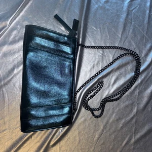 simply vera wang Handtasche klein grün/türkis glänzendes Leder - Bild 1 von 7