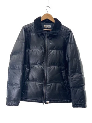 A BATHING APE down Jacket black M Used - Image 1 of 4