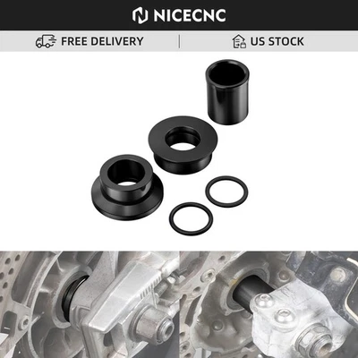 NICECNC Front and Rear Wheel Spacers Set For Suzuki DRZ400 E S SM 2000-2023 2024 - Image 1 of 4