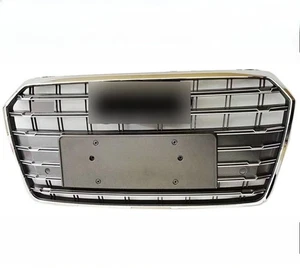 For Audi A7 to S7 RS7 style Front bumper Mesh Grill Grille Gray 2016 - 2018 - Picture 1 of 2