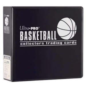 Schwarz Ultra Pro 3 Zoll D Ring Basketball Sammler Album 3 breite Karten Aufbewahrung Bi - Bild 1 von 3