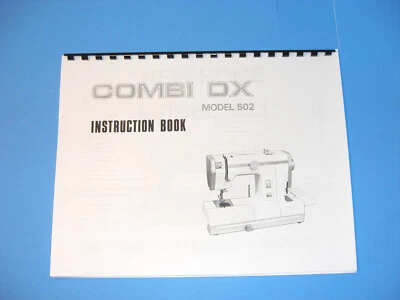 New Home 502 Combi DX Sewing Machine Instruction Manual - Printed - Image 1 of 2