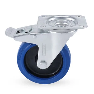 Blue-Wheel-Lenkrolle mit Feststeller Ø 125mm - Bild 1 von 6