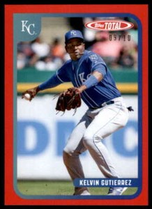 Kelvin Gutierrez 2020 Topps Total Red #791 /10 Royals