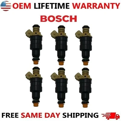 NUEVO 6X OEM Bosch inyectores de combustible para Jaguar Vanden Plas XJ6 XJS 1987-1993 Foto 1 de 4
