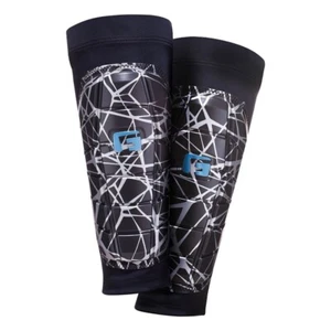 G-Form Adult Pro S Premier Black Silver Prism Print Soccer Shin Guards NWT - Picture 1 of 1