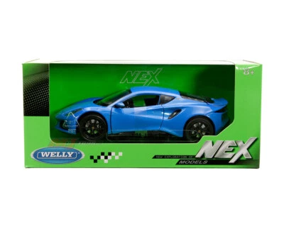 WELLY 1:24 SCALE - BLUE - LOTUS EMIRA - Image 1 of 2