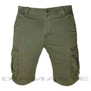 Bermuda Uomo Cargo pantaloni corti con tasche laterali Multitasche nuovo 21 - Imagen 1 de 19