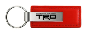 Toyota TRD Leather Keychain (Red) - Picture 1 of 4