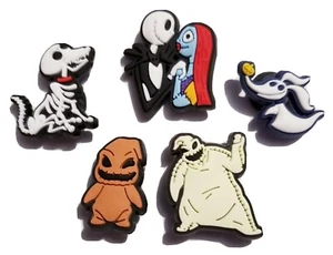 Nightmare B4 Christmas 5PC Shoe Charm Set! NEW For Shoes & More Croc Compatible! - Picture 1 of 2