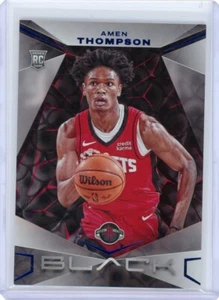 2023 Panini Black #78 Amen Thompson Shine Parallel SP Rookie RC Rockets - Picture 1 of 2