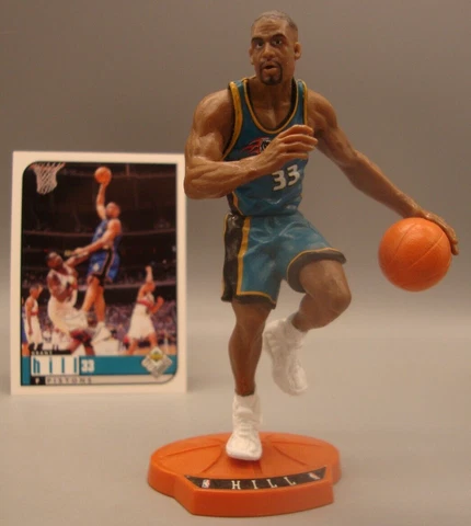 1998 LOOSE MATTEL SUPERSTARS FIGURE GRANT HILL DETROIT PISTONS Cover