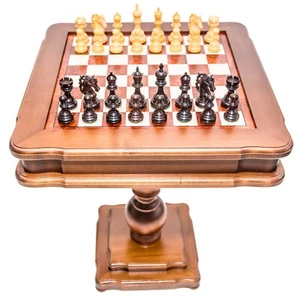 Cambor Games Compendium Chess/Checkers/Backgammon & Card Table - Picture 1 of 6