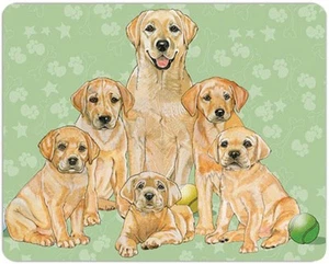 Yellow Labrador Cutting Board Tempered Glass - Picture 1 of 3
