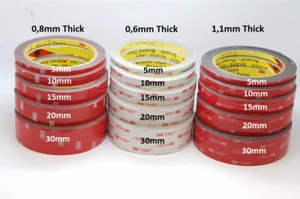 3M Acrylic Foam Tape for Automotive, Craft, Construction, Mounting, Electronics - Picture 1 of 1