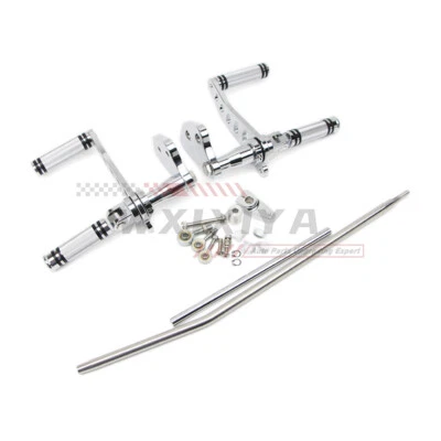 Chrome Billet Forward Control Foot Pegs For Harley-Davidson Super Glide 2000-15 — 第 1/4 张图片
