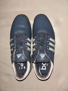 Adidas Tour360 Boost 2.0 Leather Golf Shoes Grey F33793 - Men's Size 7.5 Wide US - Picture 1 of 5
