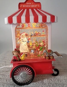 Snow Globe Lighted Musical Christmas Decorations Snow Globe, Santa Claus in C... - Picture 1 of 12