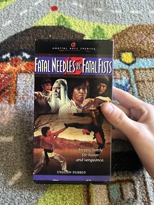 Fatal Needles Vs. Fatal Fists VHS Lo Lieh Wong Tao RARE Kung Fu Wu Tang Clan - Image 1 of 4