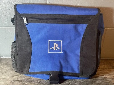 Bolsa de viagem para laptop Sony Playstation Messenger rara promocional tiracolo - Imagem 1 de 4